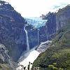 The Hanging Glacier in Queulat National Park, Chile